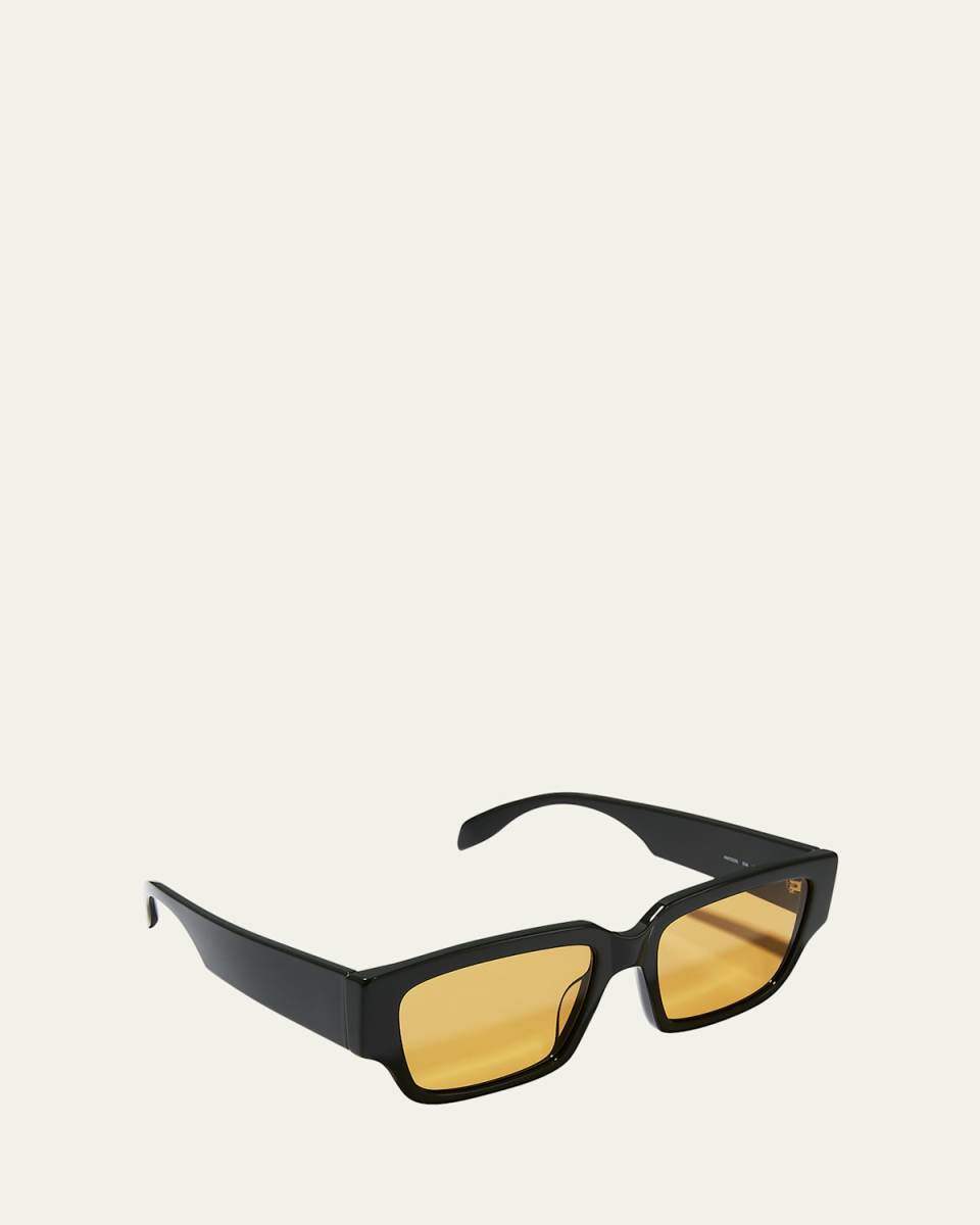 Graffiti Logo Square Acetate Sunglasses